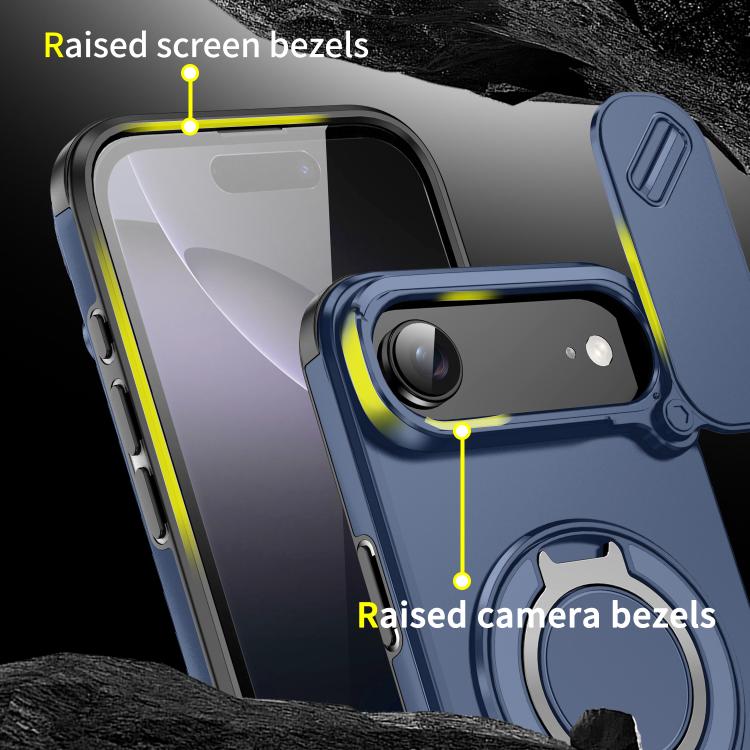 For iPhone Air Sliding Camshield Ring Holder Phone Case
