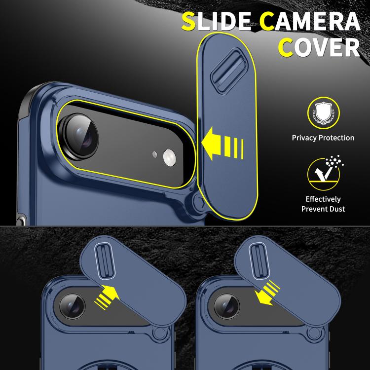For iPhone Air Sliding Camshield Ring Holder Phone Case