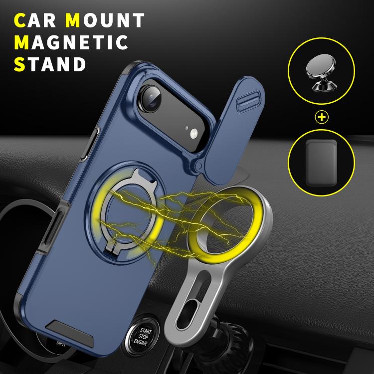 For iPhone Air Sliding Camshield Ring Holder Phone Case