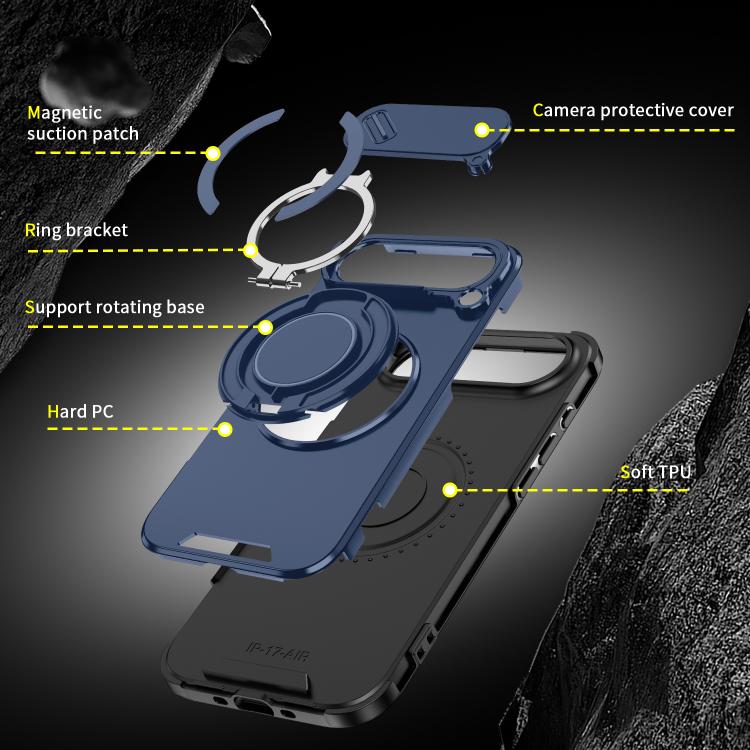 For iPhone Air Sliding Camshield Ring Holder Phone Case