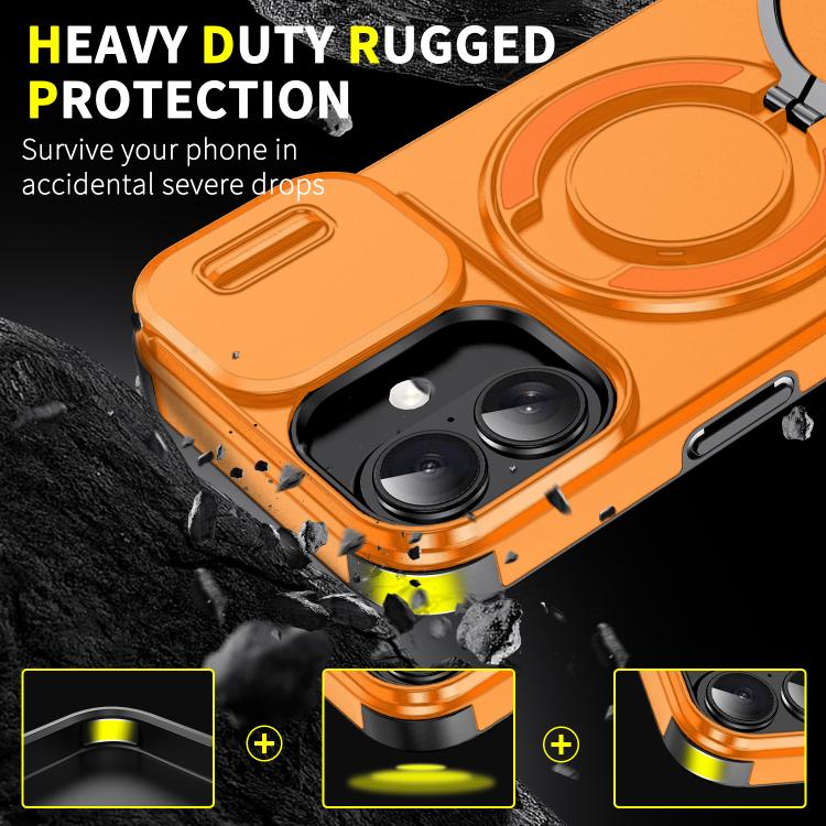 For iPhone 17 Sliding Camshield Ring Holder Phone Case