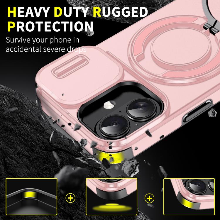 For iPhone 17 Sliding Camshield Ring Holder Phone Case