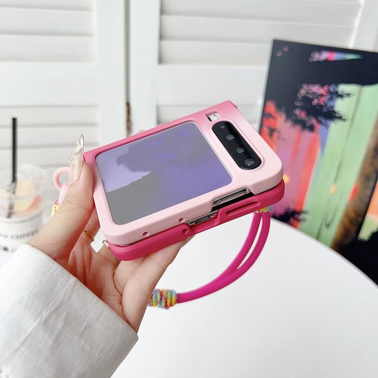For Huawei Pura X Integrated TPU Side Buckle Bracket Phone Case with Bracelet
