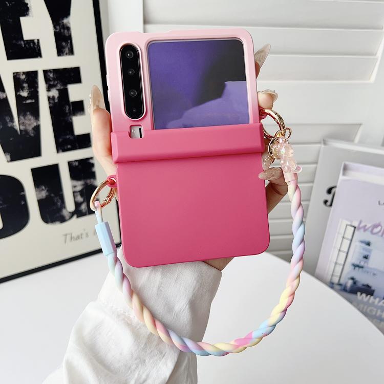 For Huawei Pura X Integrated TPU Side Buckle Phone Case with Bracelet