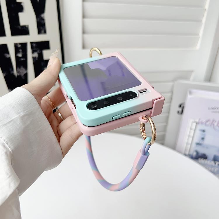 For Huawei Pura X Integrated TPU Side Buckle Phone Case with Bracelet