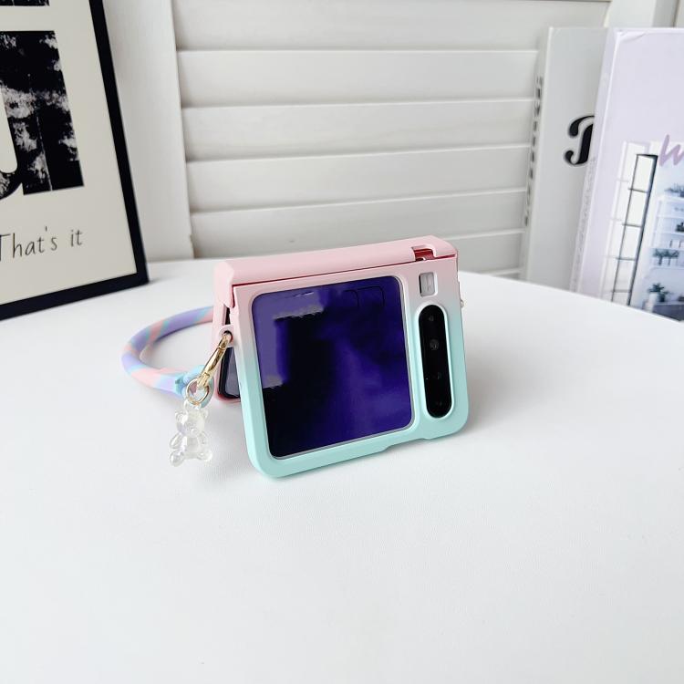 For Huawei Pura X Integrated TPU Side Buckle Phone Case with Bracelet