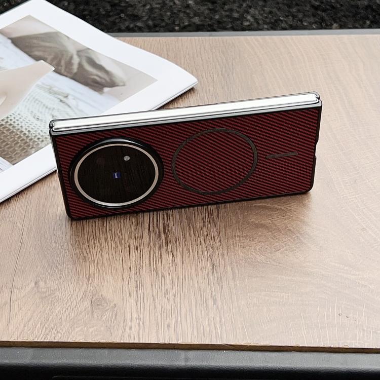 For vivo X Fold5 Carbon Fiber Texture MagSafe Phone Case