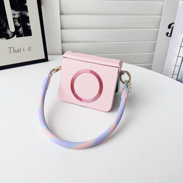 For Huawei Pura X Integrated Side Buckle MagSafe TPU Phone Case with Bracelet