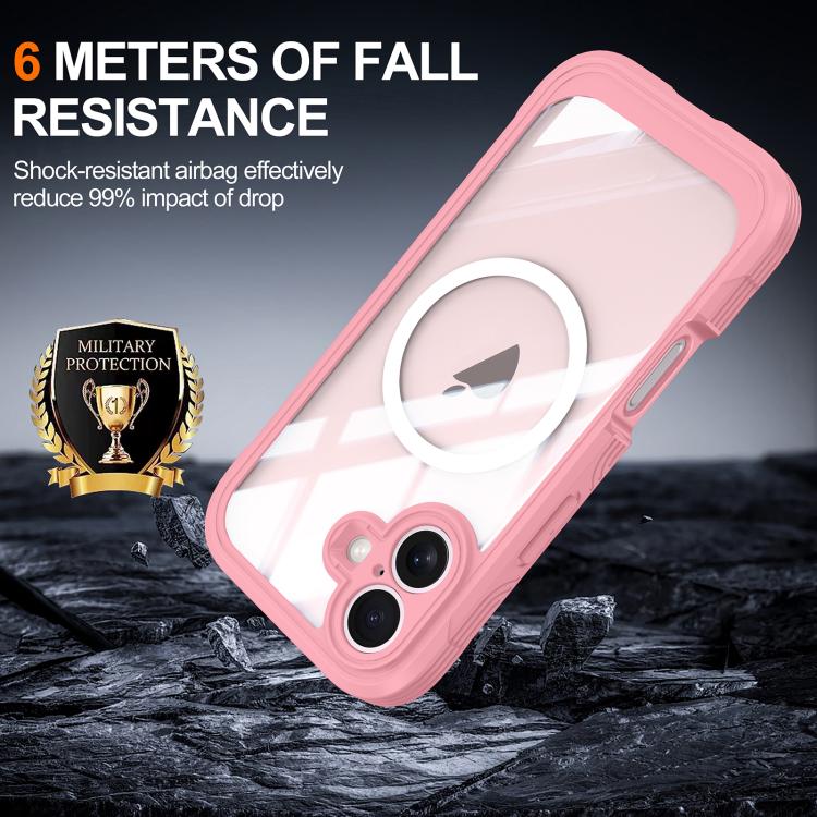 For iPhone 17 RedPepper Tempered Glass MagSafe Phone Case