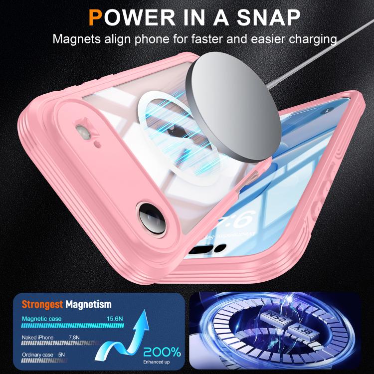 For iPhone Air RedPepper Tempered Glass MagSafe Phone Case