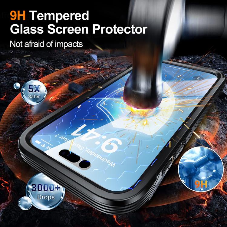 For iPhone Air RedPepper Tempered Glass MagSafe Phone Case