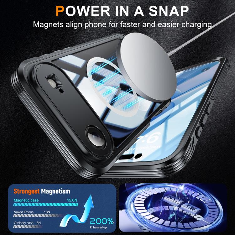 For iPhone Air RedPepper Tempered Glass MagSafe Phone Case