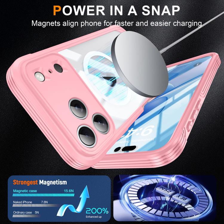 For iPhone 17 Pro RedPepper Tempered Glass MagSafe Phone Case