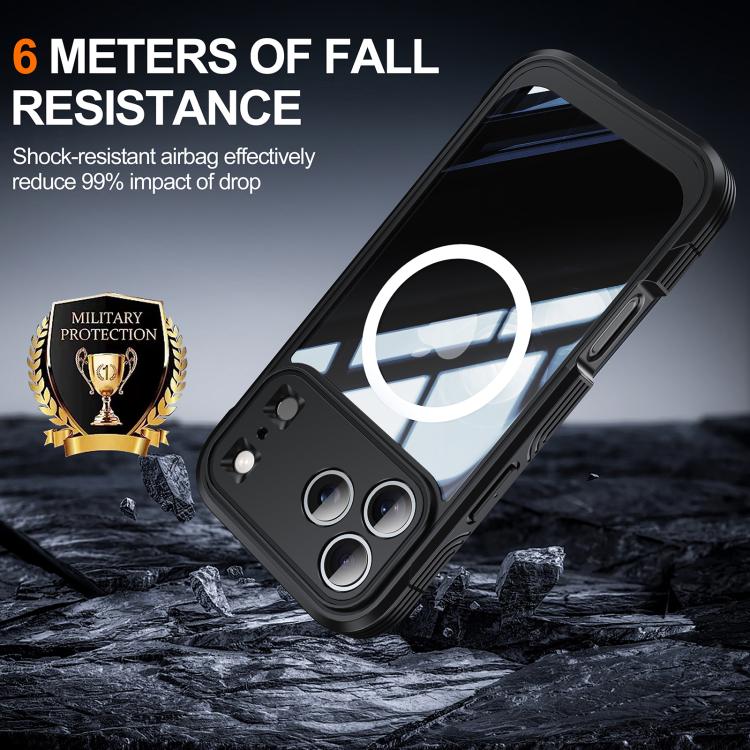 For iPhone 17 Pro Max RedPepper Tempered Glass MagSafe Phone Case