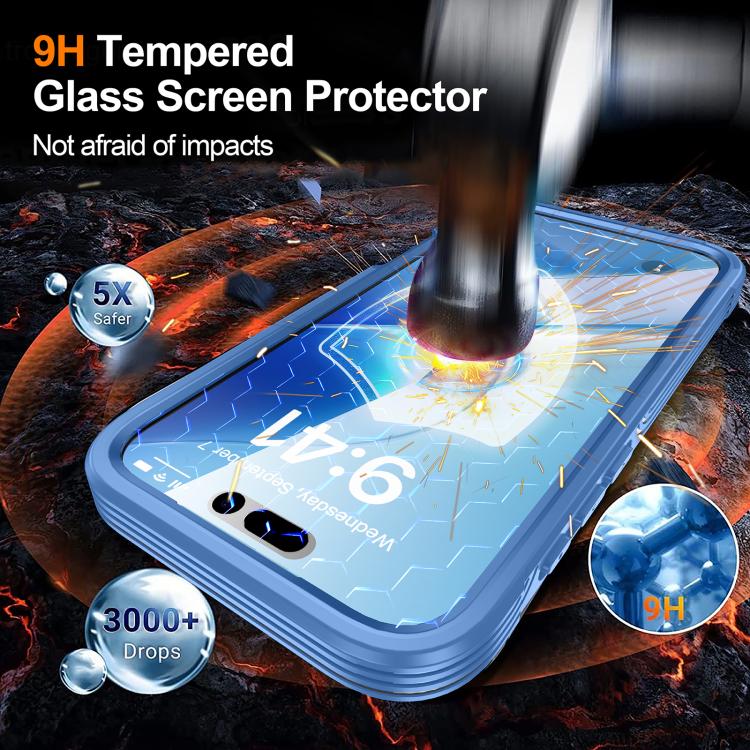 For iPhone 17 Pro Max RedPepper Tempered Glass MagSafe Phone Case