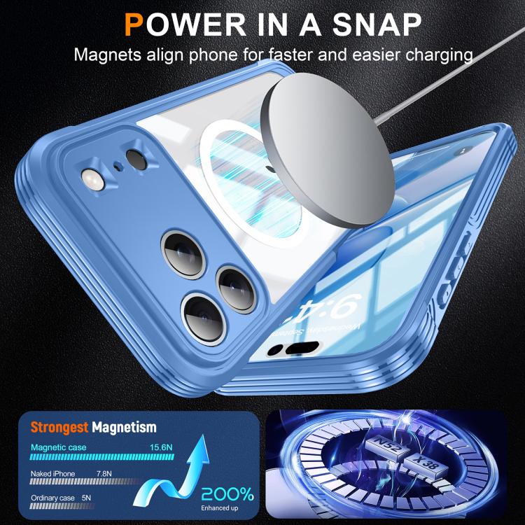 For iPhone 17 Pro Max RedPepper Tempered Glass MagSafe Phone Case