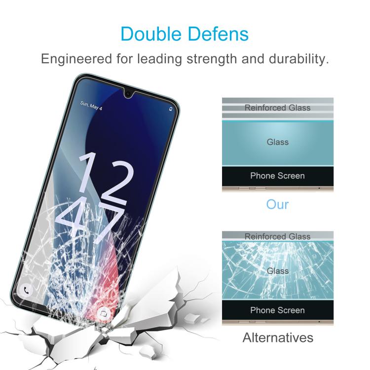 For IIIF150 Action 15 50pcs 0.3mm High Aluminum Tempered Glass Film