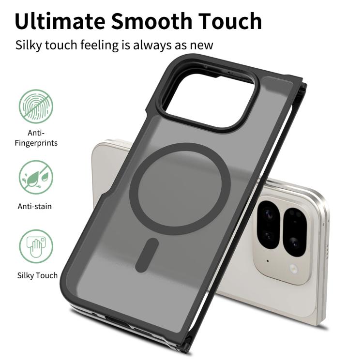For Google Pixel 10 Pro Fold Skin Feel TPU Hybrid PC MagSafe Phone Case
