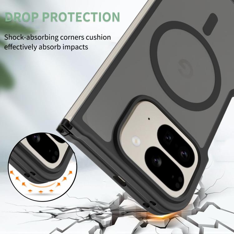 For Google Pixel 10 Pro Fold Skin Feel TPU Hybrid PC MagSafe Phone Case