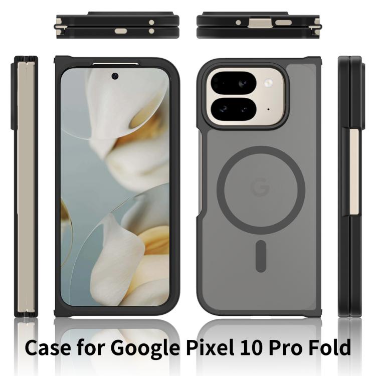 For Google Pixel 10 Pro Fold Skin Feel TPU Hybrid PC MagSafe Phone Case