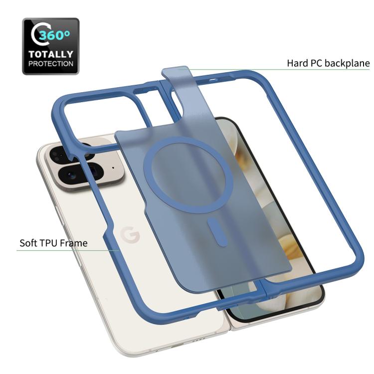 For Google Pixel 10 Pro Fold Skin Feel TPU Hybrid PC MagSafe Phone Case