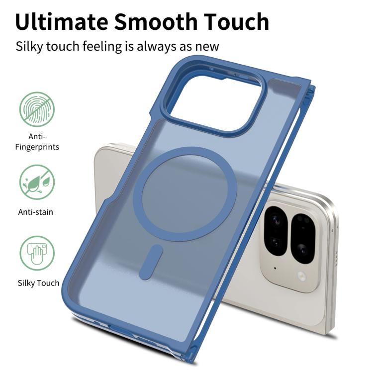 For Google Pixel 10 Pro Fold Skin Feel TPU Hybrid PC MagSafe Phone Case