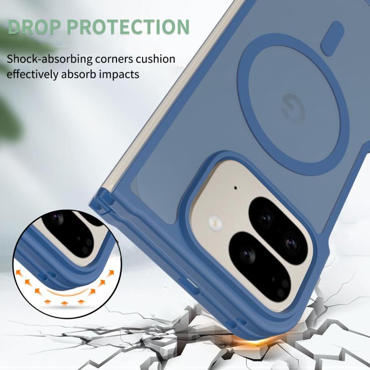 For Google Pixel 10 Pro Fold Skin Feel TPU Hybrid PC MagSafe Phone Case