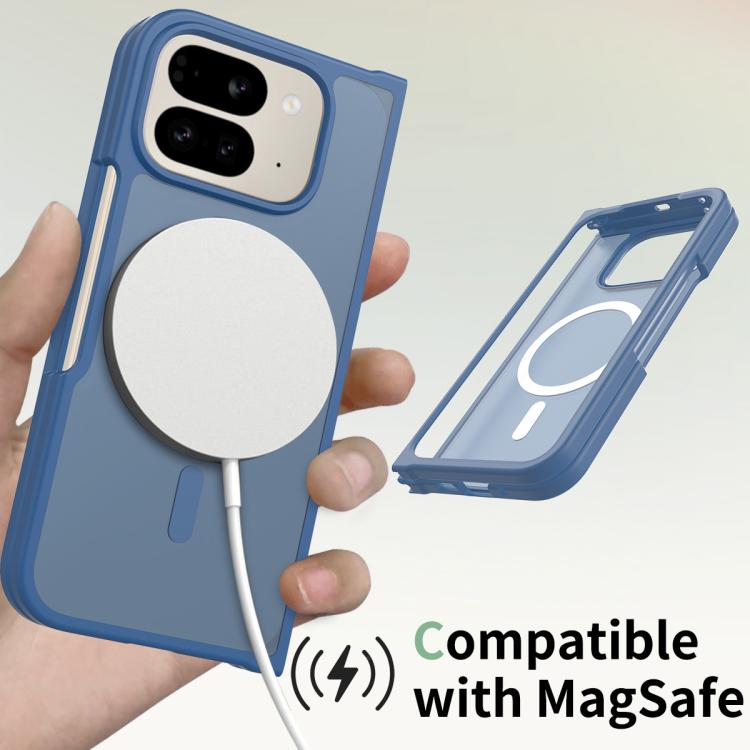 For Google Pixel 10 Pro Fold Skin Feel TPU Hybrid PC MagSafe Phone Case