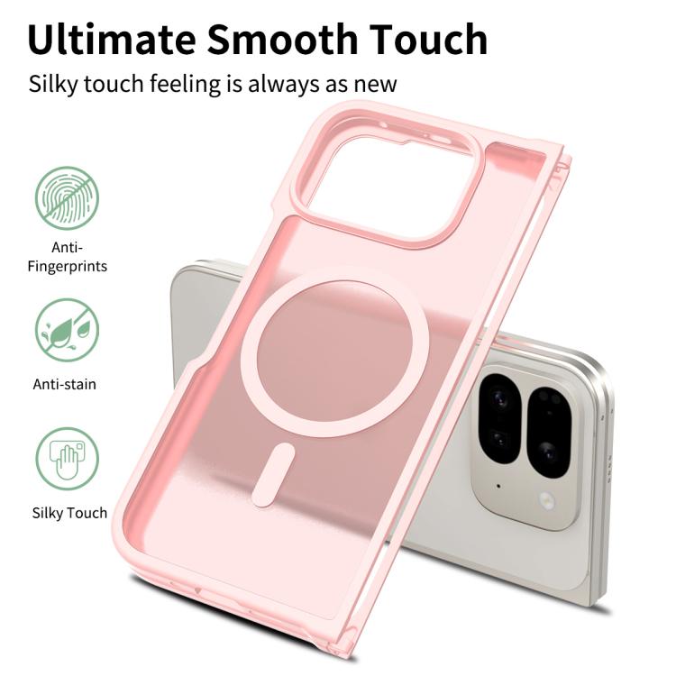 For Google Pixel 10 Pro Fold Skin Feel TPU Hybrid PC MagSafe Phone Case