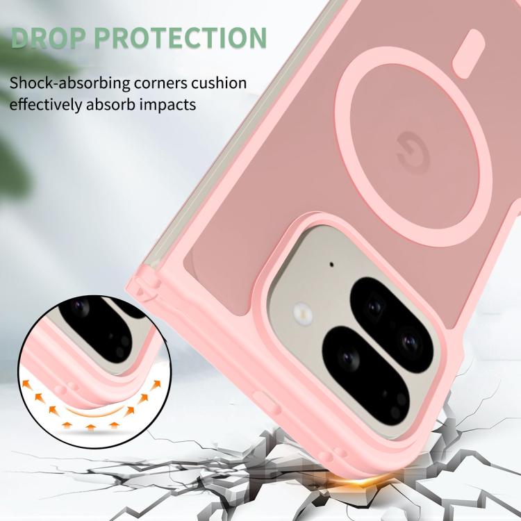 For Google Pixel 10 Pro Fold Skin Feel TPU Hybrid PC MagSafe Phone Case