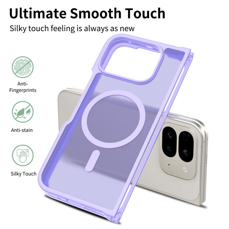 For Google Pixel 10 Pro Fold Skin Feel TPU Hybrid PC MagSafe Phone Case