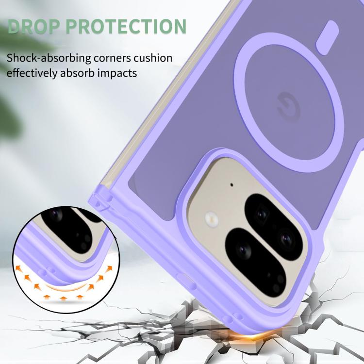For Google Pixel 10 Pro Fold Skin Feel TPU Hybrid PC MagSafe Phone Case