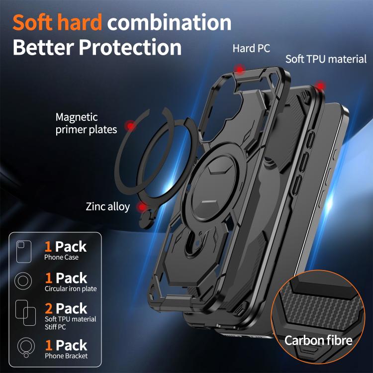 For iPhone 17 Cooling MagSafe Holder Phone Case