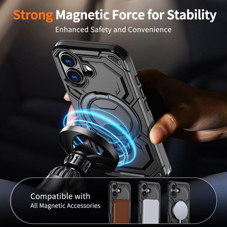 For iPhone 17 Cooling MagSafe Holder Phone Case