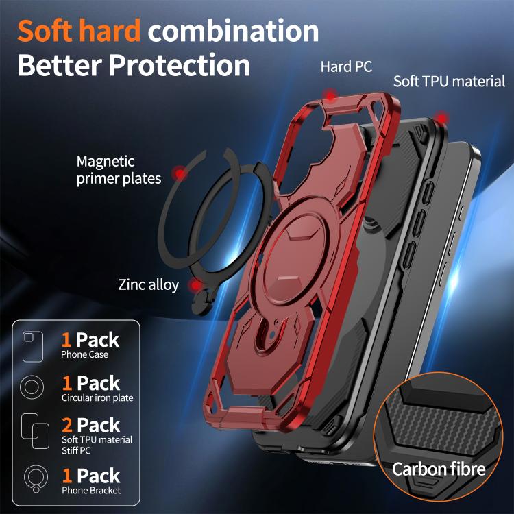 For iPhone 17 Cooling MagSafe Holder Phone Case