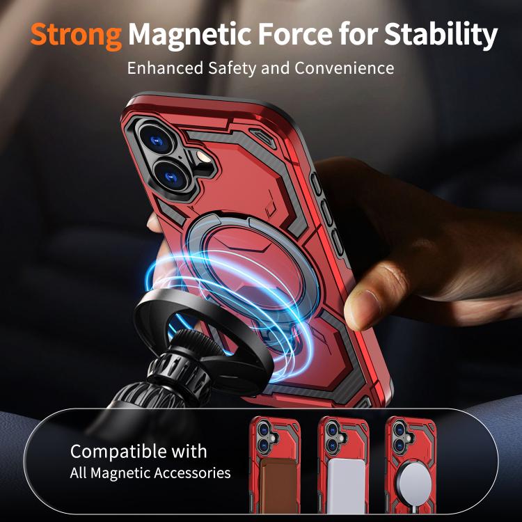 For iPhone 17 Cooling MagSafe Holder Phone Case