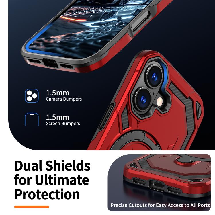 For iPhone 17 Cooling MagSafe Holder Phone Case