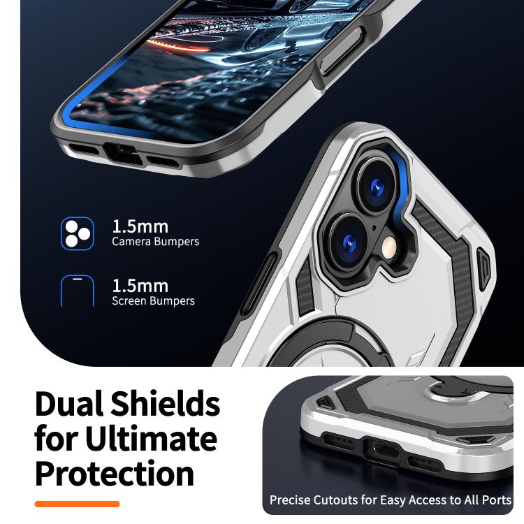 For iPhone 17 Cooling MagSafe Holder Phone Case