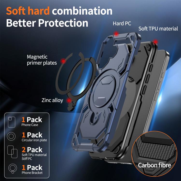 For iPhone 17 Cooling MagSafe Holder Phone Case