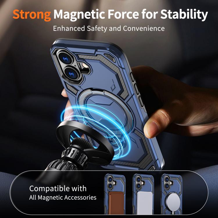 For iPhone 17 Cooling MagSafe Holder Phone Case