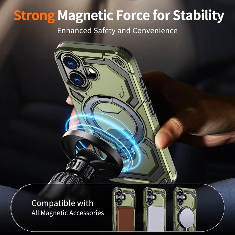 For iPhone 17 Cooling MagSafe Holder Phone Case