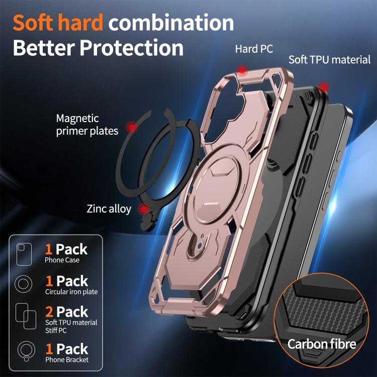 For iPhone 17 Cooling MagSafe Holder Phone Case