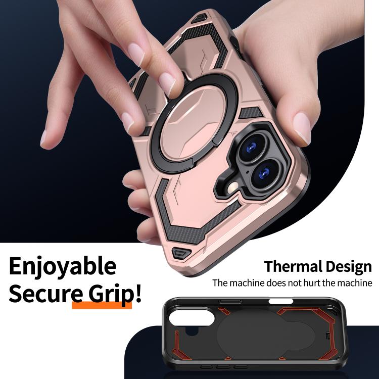 For iPhone 17 Cooling MagSafe Holder Phone Case