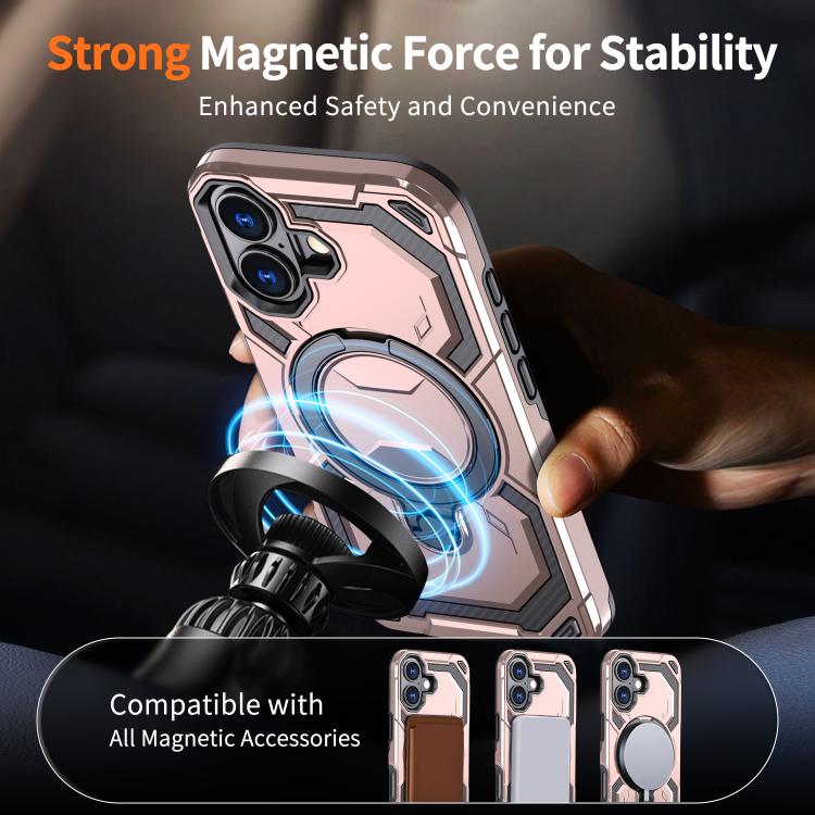 For iPhone 17 Cooling MagSafe Holder Phone Case