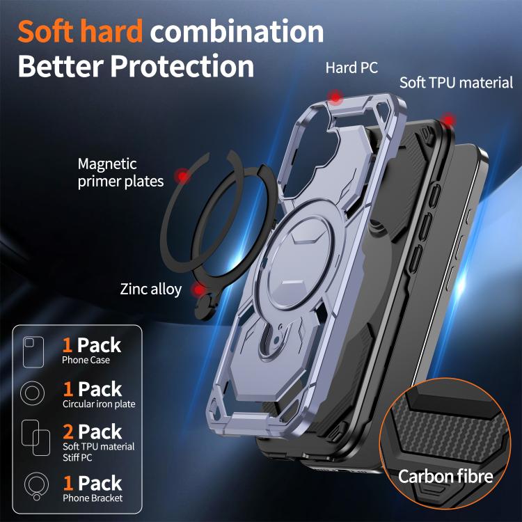 For iPhone 17 Cooling MagSafe Holder Phone Case