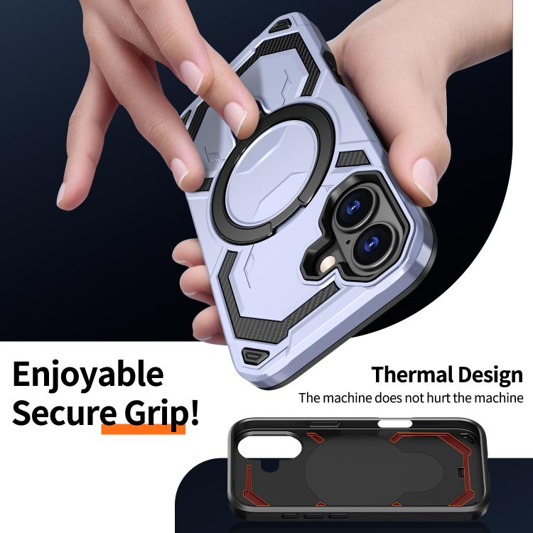 For iPhone 17 Cooling MagSafe Holder Phone Case