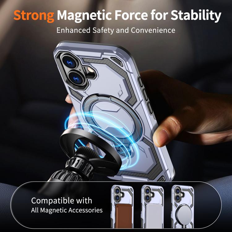 For iPhone 17 Cooling MagSafe Holder Phone Case