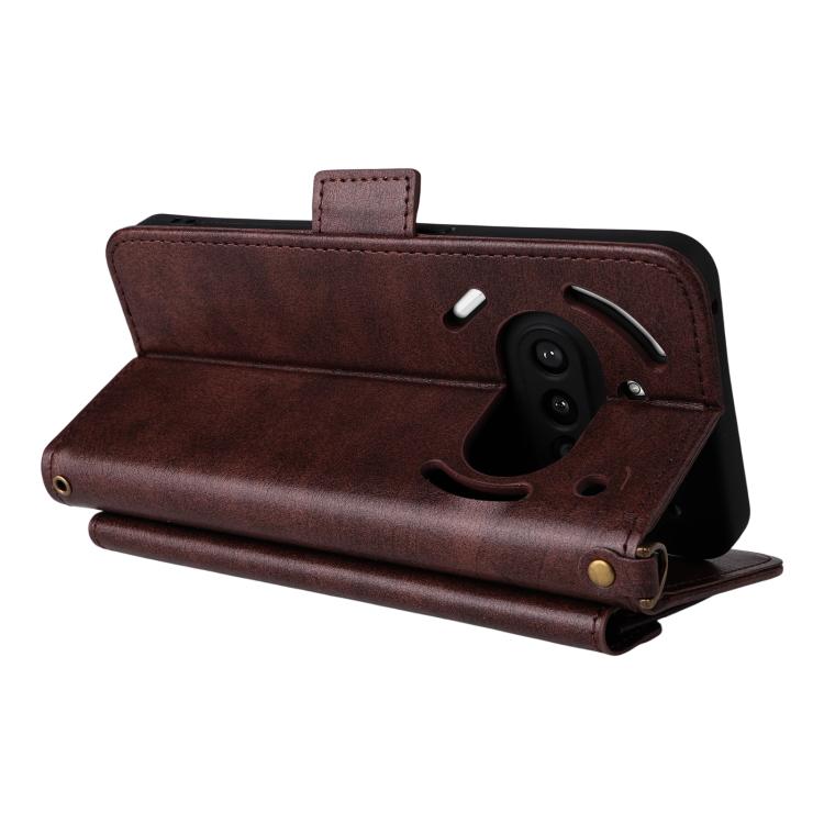 For Nothing Phone 3a Multi-card Slots Crossbody Cowhide Leather Phone Case