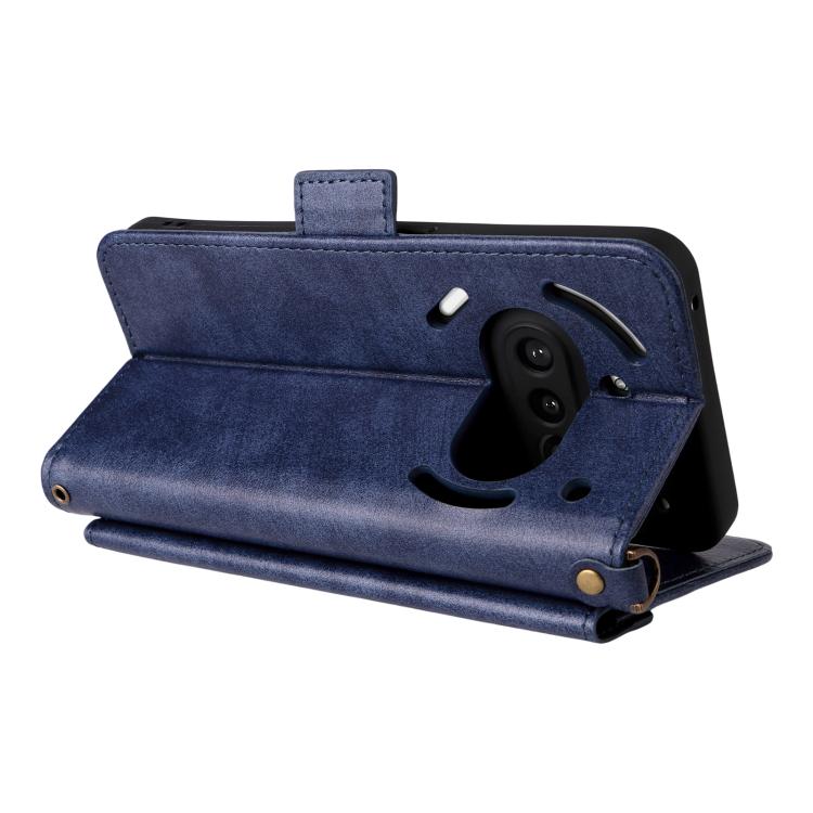 For Nothing Phone 3a Multi-card Slots Crossbody Cowhide Leather Phone Case