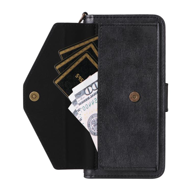 For Nothing Phone 3a Multi-card Slots Crossbody Cowhide Leather Phone Case
